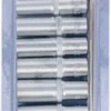 BGS 2223 zestaw nasadek sześciokątnych, głębokich, 12,5 mm (1/2"), 10–24 mm, 9 szt.