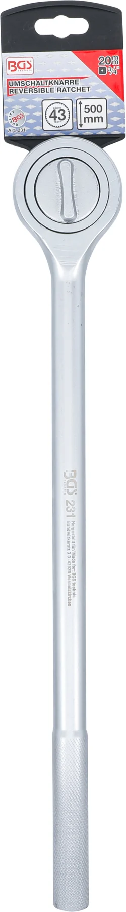 BGS 231 grzechotka dwustronna, 20 mm (3/4")