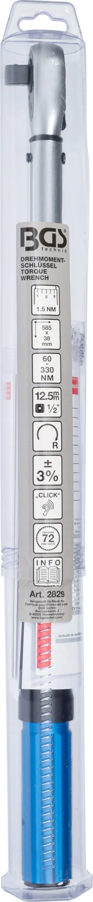 BGS 2829 klucz dynamometryczny, 12,5 mm (1/2"), 60–330 Nm