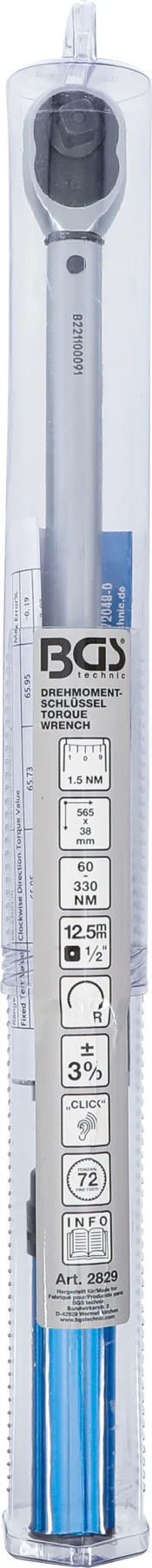 BGS 2829 klucz dynamometryczny, 12,5 mm (1/2"), 60–330 Nm