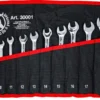 BGS 30001 zestaw kluczy płasko-oczkowych z grzechotką, 8–19 mm, 12 szt.