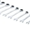 BGS 30006 zestaw kluczy płasko-oczkowych z grzechotką, 8–32 mm, 13 szt.