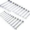 BGS 30009 zestaw kluczy płasko-oczkowych z grzechotką, 6–32 mm, 22 szt.