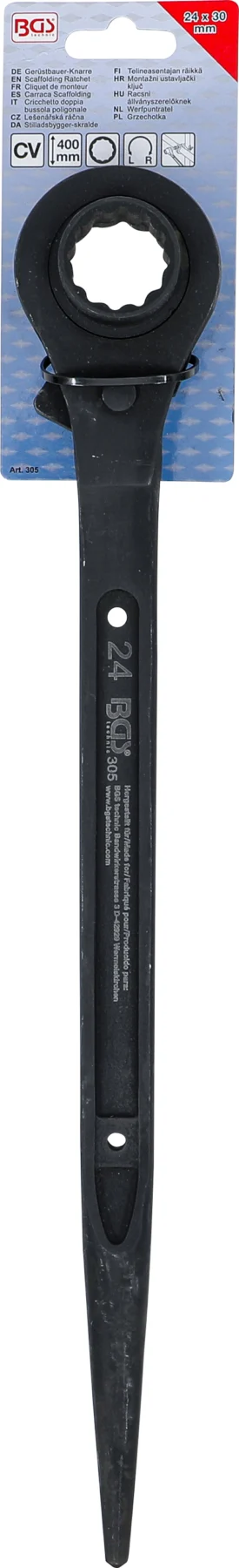 BGS 305 grzechotka, 24 x 30 mm