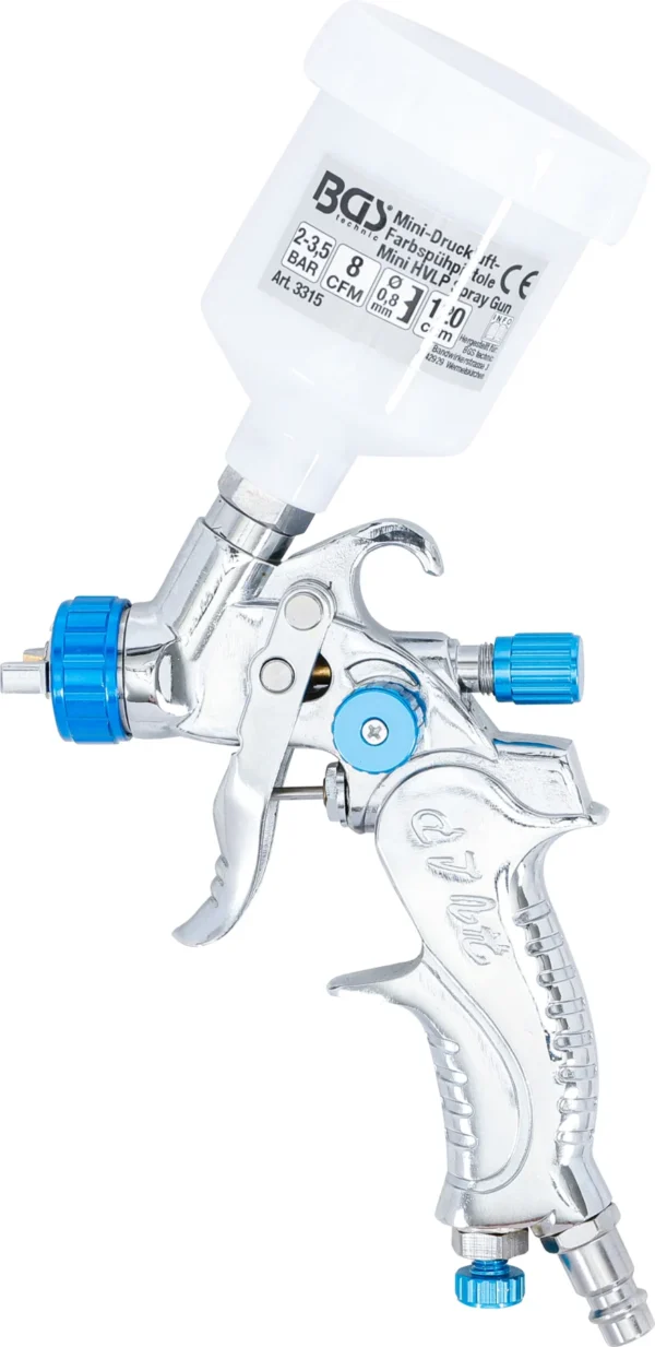 BGS 3315 pneumatyczny pistolet lakierniczy mini, 120 cm³