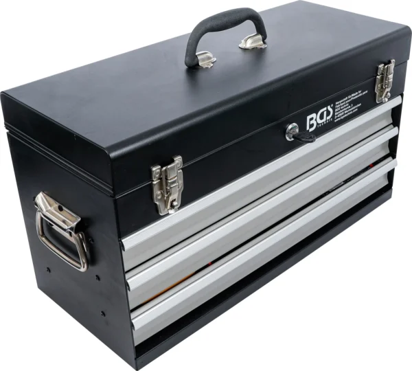 BGS 3350 metalowa walizka narzędziowa, 3 szuflady, 147 narzędzi