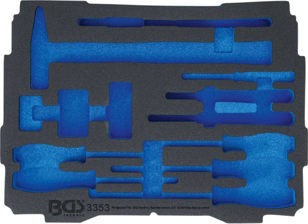 BGS 3353-1 wkładka piankowa do art. BOXSYS1 & 2, pusta, do art. 3353