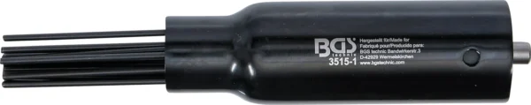 BGS 3515-1 końcówka odrdzewiacza igłowego, z okrągłym trzonkiem 10 mm