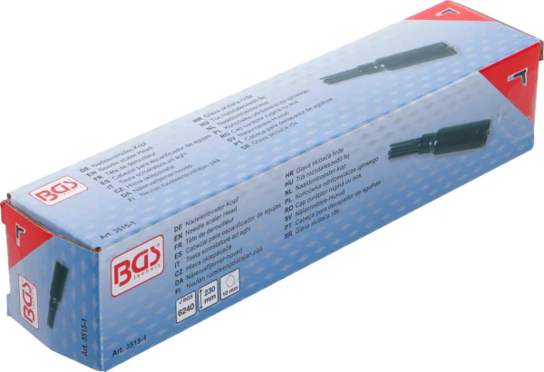 BGS 3515-1 końcówka odrdzewiacza igłowego, z okrągłym trzonkiem 10 mm