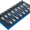 BGS 4119 wkładka do szuflady 1/3: zestaw nasadek do bitów, profil T (do Torx), 26 szt.