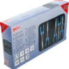 BGS 414 zestaw szczypiec samozaciskowych z długimi szczękami, 290 mm, 5 szt.