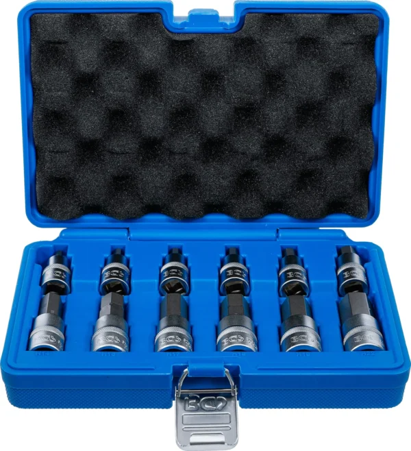 BGS 5052 zestaw nasadek do bitów, 12,5 mm (1/2"), gniazdo sześciokątne 5–22 mm, 12 szt.