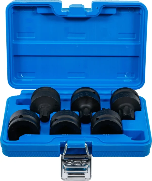 BGS 5055 zestaw nasadek udarowych do bitów, 20 mm (3/4"), profil T (do Torx) T55 - T100, 6 szt.