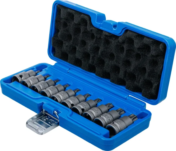 BGS 5097 zestaw nasadek udarowych do bitów, 12,5 mm (1/2"), profil T (do Torx) T20 - T70, 10 szt.