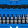 BGS 5097 zestaw nasadek udarowych do bitów, 12,5 mm (1/2"), profil T (do Torx) T20 - T70, 10 szt.