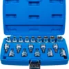 BGS 5100 zestaw nasadek do bitów i do kluczy nasadowych, 12,5 mm (1/2"), profil E / profil T (do Torx), 19 szt.