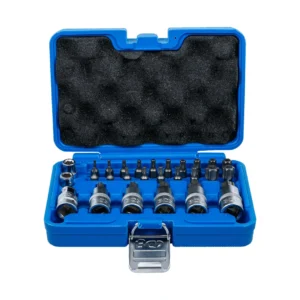 BGS 5101 zestaw bitów i nasadek do bitów, 12,5 mm (1/2"), profil T (do Torx), 27 szt.