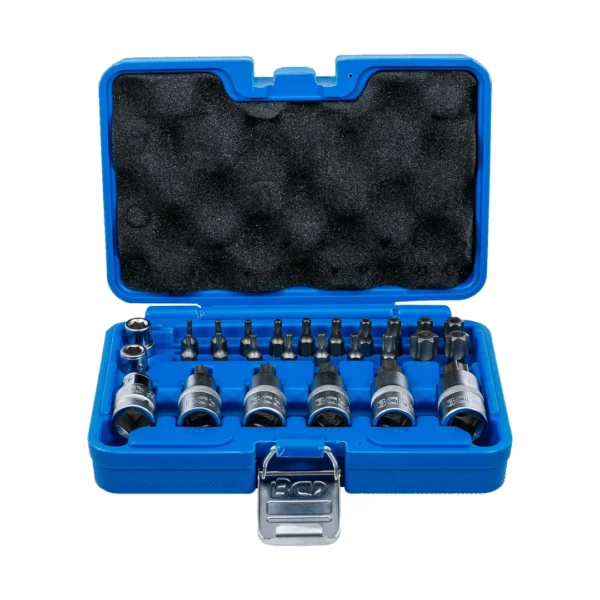 BGS 5101 zestaw bitów i nasadek do bitów, 12,5 mm (1/2"), profil T (do Torx), 27 szt. BGS 5101 zestaw bitów i nasadek do bitów, 12,5 mm (1/2"), profil T (do Torx), 27 szt.
