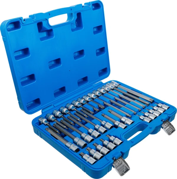 BGS 5182 zestaw nasadek do bitów, 12,5 mm (1/2"), profil T (do Torx), 32 szt.