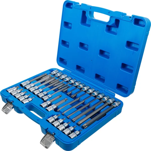 BGS 5182 zestaw nasadek do bitów, 12,5 mm (1/2"), profil T (do Torx), 32 szt.