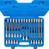 BGS 5182 zestaw nasadek do bitów, 12,5 mm (1/2"), profil T (do Torx), 32 szt.
