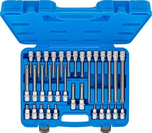 BGS 5182 zestaw nasadek do bitów, 12,5 mm (1/2"), profil T (do Torx), 32 szt.