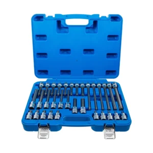 BGS 5182 zestaw nasadek do bitów, 12,5 mm (1/2"), profil T (do Torx), 32 szt. BGS 5182 zestaw nasadek do bitów, 12,5 mm (1/2"), profil T (do Torx), 32 szt.