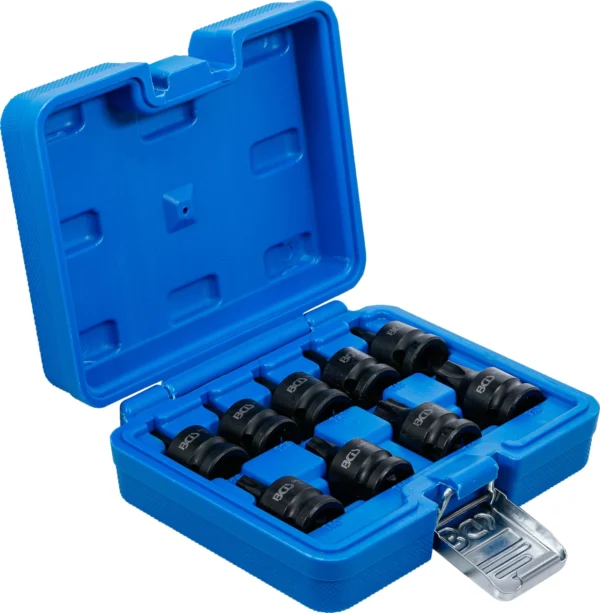 BGS 5486 zestaw nasadek udarowych do bitów, 12,5 mm (1/2"), profil T (do Torx) T20 - T70, 9 szt.
