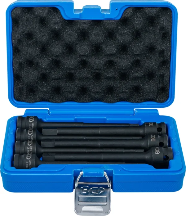 BGS 5490 zestaw nasadek udarowych do bitów, długość 150 mm, 12,5 mm (1/2"), gniazdo sześciokątne 5–14 mm, 7 szt.