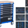 BGS 6067 wózek warsztatowy, 7 szuflad, ze 286 narzędziami