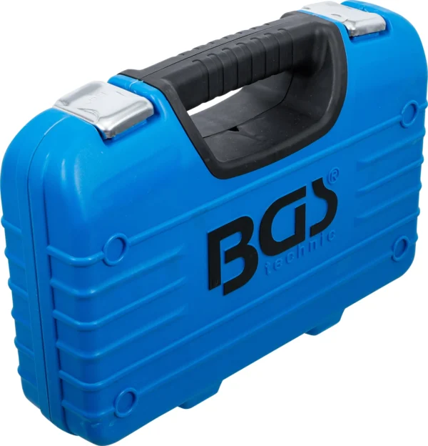 BGS 6180 zestaw kluczy płasko-oczkowych z grzechotką o podwójnym przegubie, łamany, 8–19 mm, 12 szt.
