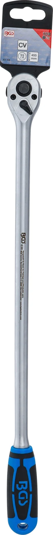 BGS 636 grzechotka dwustronna, długa, 10 mm (3/8"), 455 mm