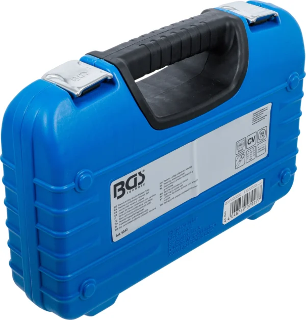 BGS 6543 zestaw kluczy płasko-oczkowych z grzechotką, krótki, łamany, 8–19 mm, 12 szt.