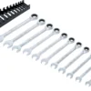 BGS 6545 zestaw kluczy oczkowych z grzechotką, 8–19 mm, 12 szt.
