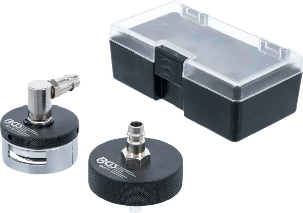 BGS 66517 zestaw adapterów do pneumatycznego przyrządu do odpowietrzania hamulców, do modeli Tesla 3, Y, S, X, 2 szt.
