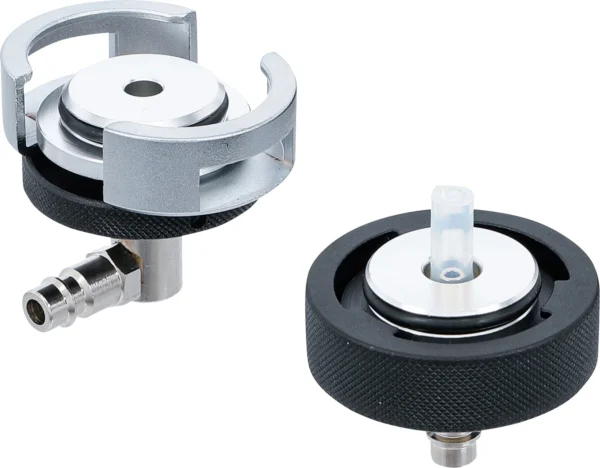 BGS 66517 zestaw adapterów do pneumatycznego przyrządu do odpowietrzania hamulców, do modeli Tesla 3, Y, S, X, 2 szt.