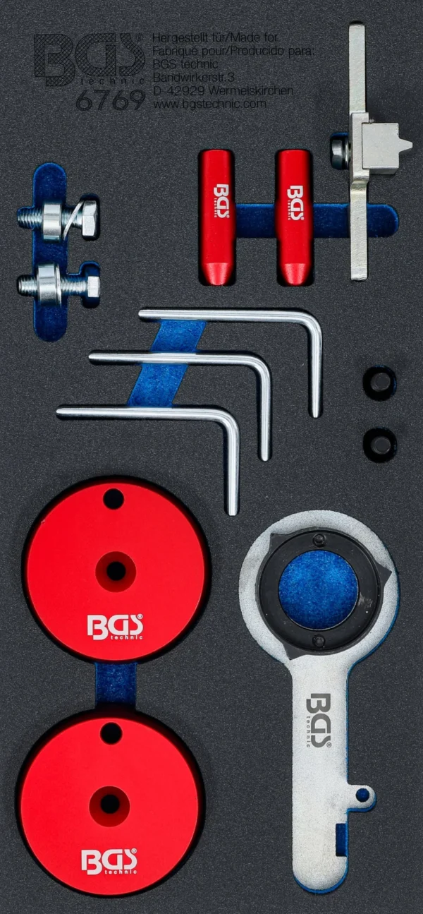 BGS 6769 wkładka do szuflady 1/3: zestaw blokad rozrządu, dla Ford 2.0TDCi EcoBlue