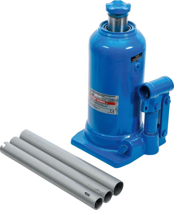 BGS 70042 hydrauliczny podnośnik samochodowy butelkowy, z podwójnym tłokiem, 5 t