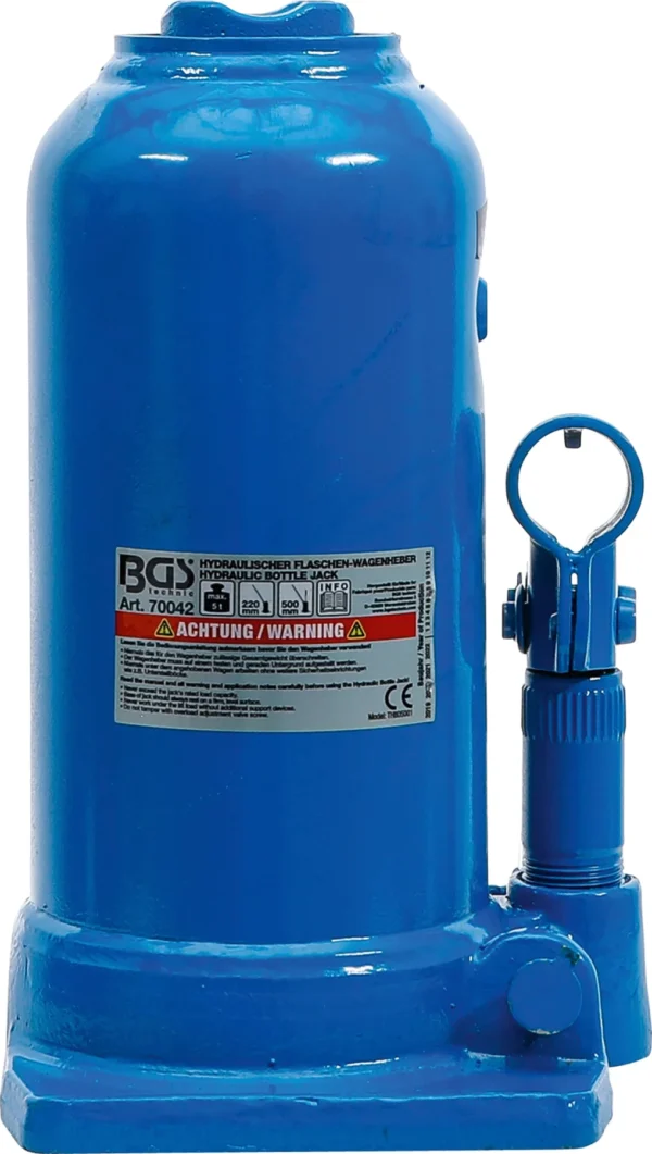 BGS 70042 hydrauliczny podnośnik samochodowy butelkowy, z podwójnym tłokiem, 5 t