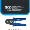 BGS 71000 szczypce do zaciskania końcówek kablowych 0,25–10 mm², do końcówek kablowych 0,5–10 mm²