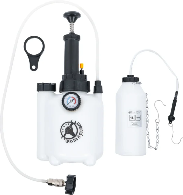 BGS 71049 zestaw do odpowietrzania układu hamulcowego i sprzęgła, 2,5 l