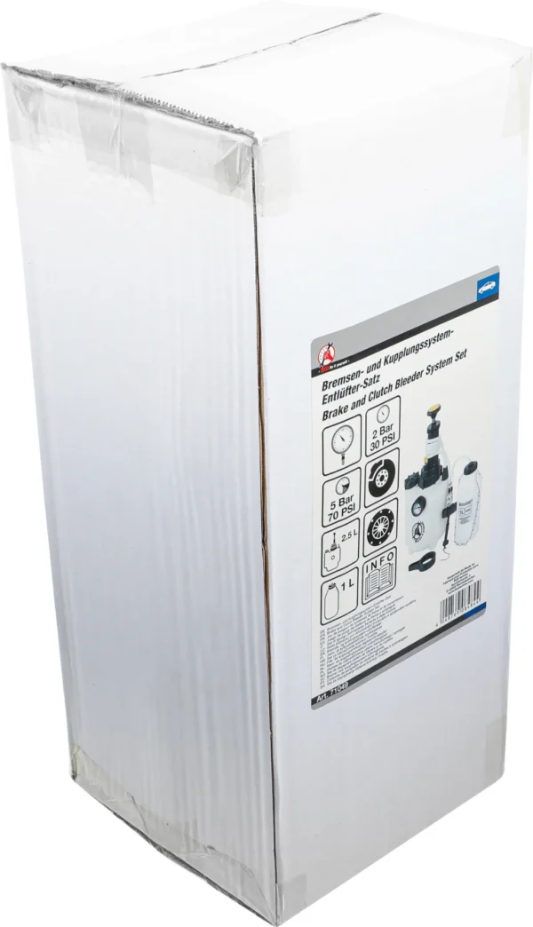 BGS 71049 zestaw do odpowietrzania układu hamulcowego i sprzęgła, 2,5 l