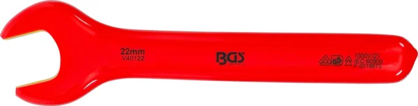 BGS 71072 zestaw kluczy płaskich VDE, 22 mm