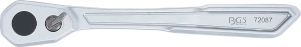 BGS 72087 grzechotka przełączalna, ekstra płaska, drobno ząbkowana, 12,5 mm (1/2")