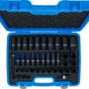 BGS 7280 zestaw nasadek udarowych sześciokątnych, 12,5 mm (1/2"), 9–30 mm, 40 szt.