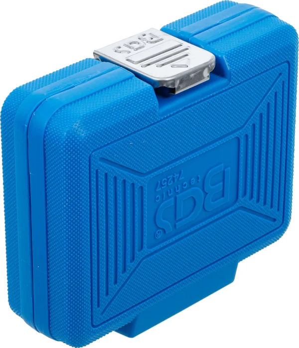BGS 74257 zestaw nasadek do bitów, 6,3 mm (1/4") / 10 mm (3/8") / 12,5 mm (1/2"), gniazdo sześciokątne 2–14 mm, 13 szt.
