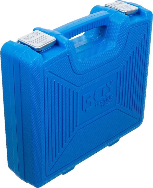 BGS 74258 zestaw nasadek do bitów, 6,3 mm (1/4") / 10 mm (3/8") / 12,5 mm (1/2"), gniazdo sześciokątne 2–19 mm / 1/4–9/16", Wymiary metryczne i calowe, 32 szt.