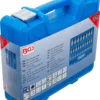 BGS 74258 zestaw nasadek do bitów, 6,3 mm (1/4") / 10 mm (3/8") / 12,5 mm (1/2"), gniazdo sześciokątne 2–19 mm / 1/4–9/16", Wymiary metryczne i calowe, 32 szt.