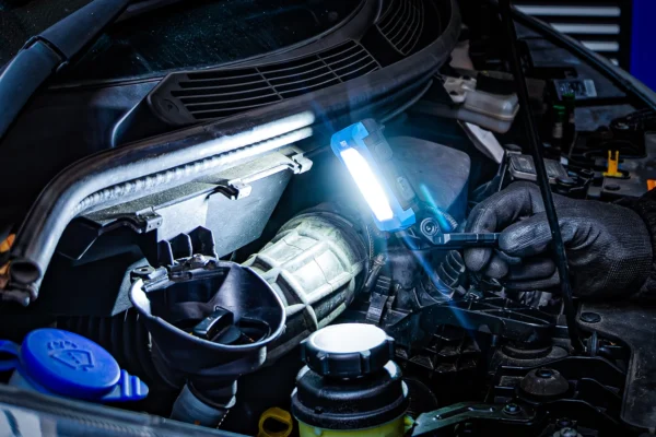 BGS 74600 lampa robocza COB-LED, składana