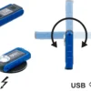 BGS 85348 lampa warsztatowa COB LED z magnesem i hakiem, składana, z funkcją ładowania indukcyjnego